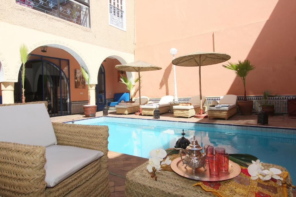 La Villa Bleue Marakeş Oda fotoğraf